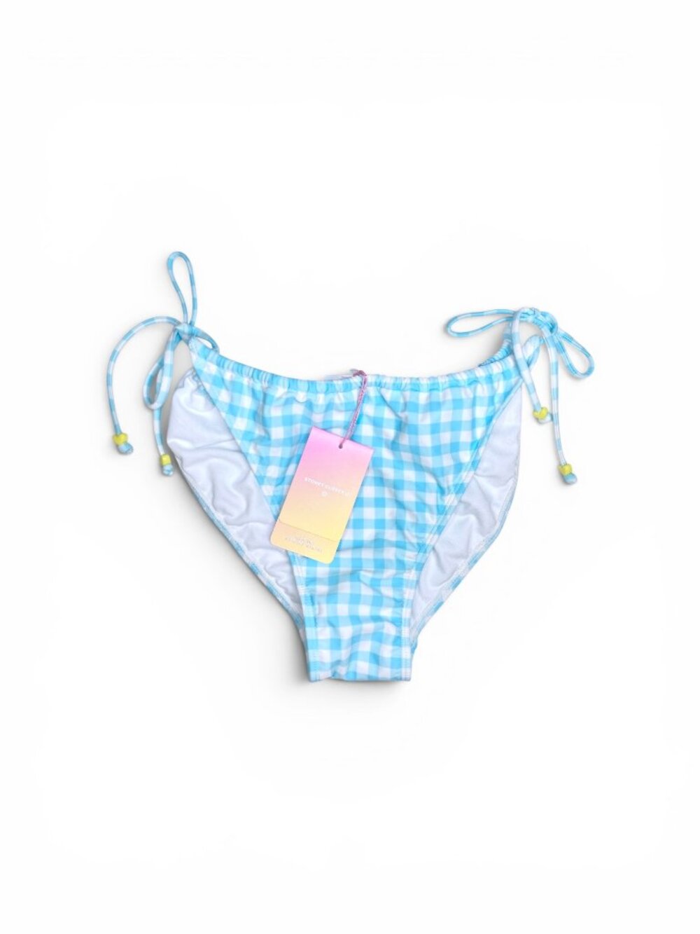 Stoney Clover Lane x Target Swimsuit Bottoms XL Blue White Cheeky String Bikini